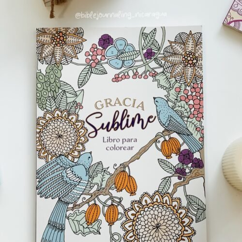 Libro para colorear Gracia Sublime