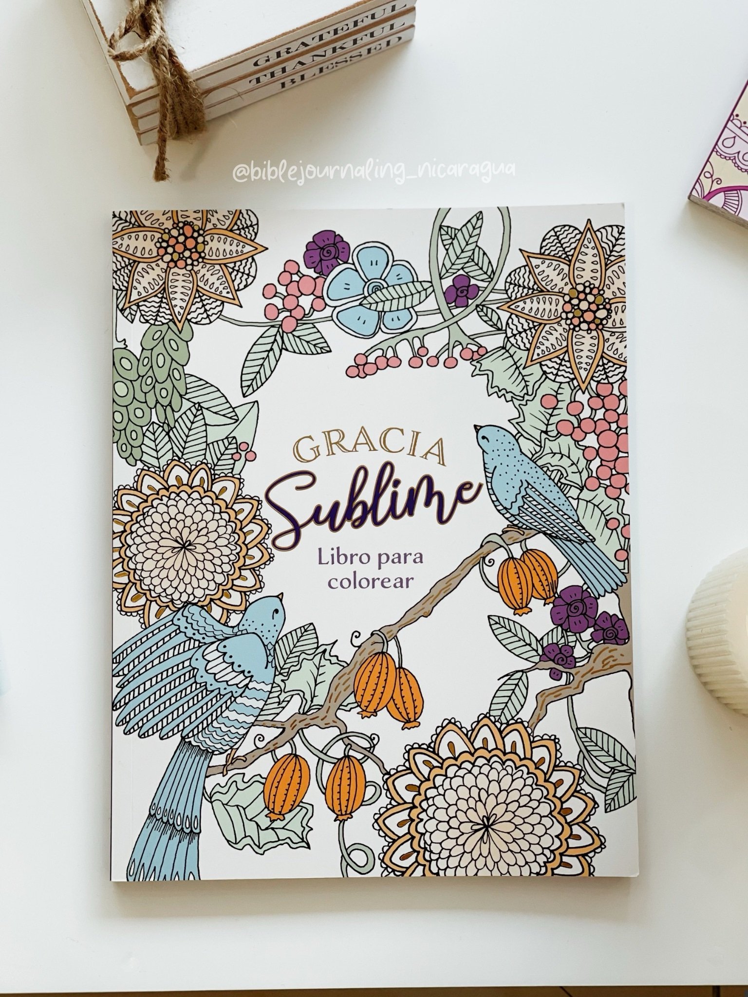 Libro para colorear Gracia Sublime