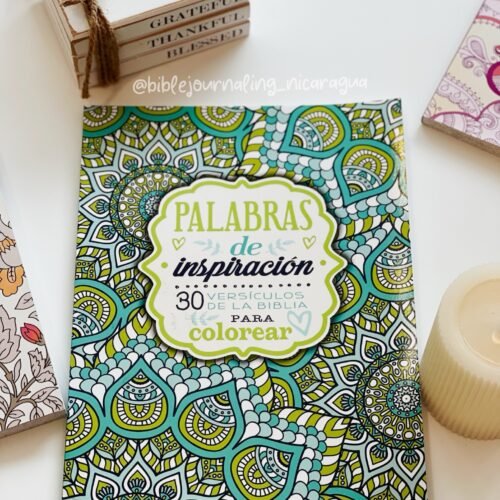 Palabras de inspiración (Libro para colorear): 30 versículos de la Biblia para colorear