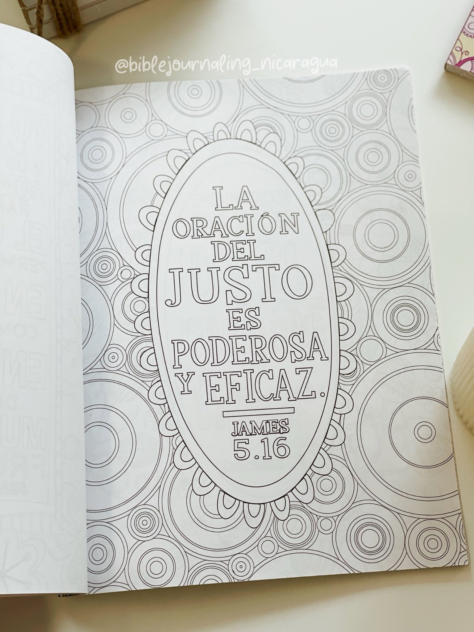 Palabras de inspiración (Libro para colorear): 30 versículos de la Biblia para colorear - Image 2