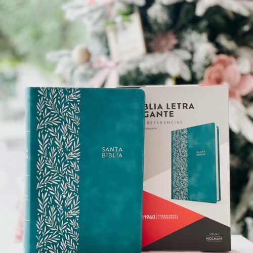 Biblia con Letra Gigante RV1960, imit piel verde esmeralda