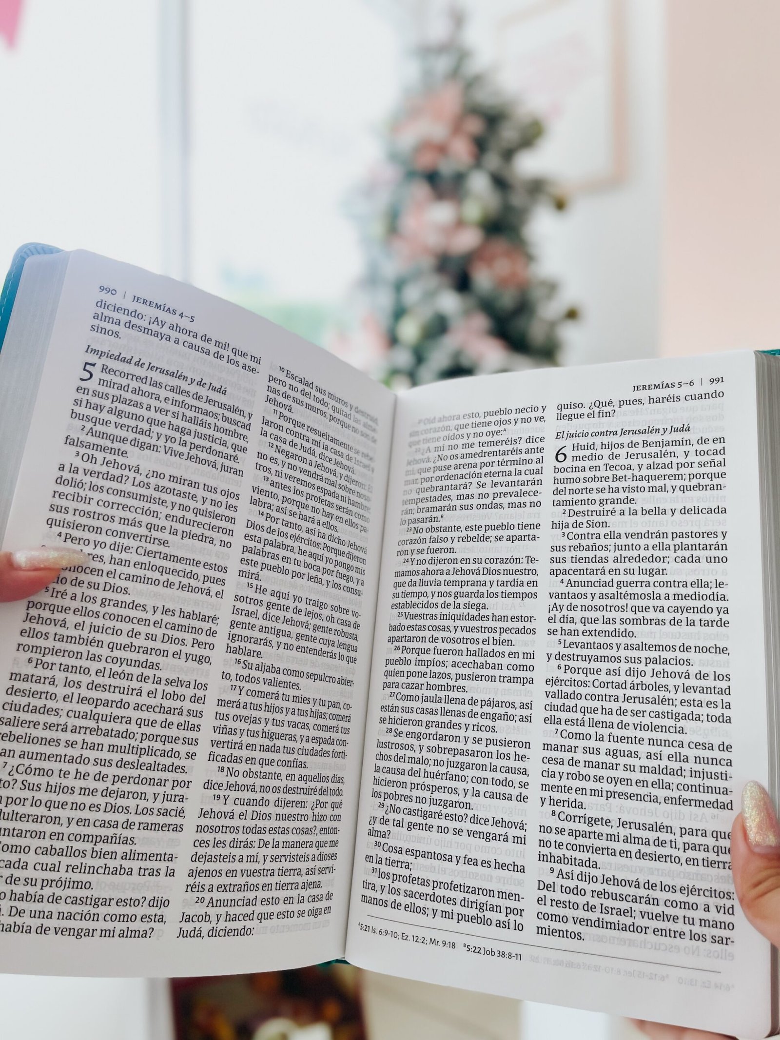 Biblia con Letra Gigante RV1960, imit piel verde esmeralda - Image 2