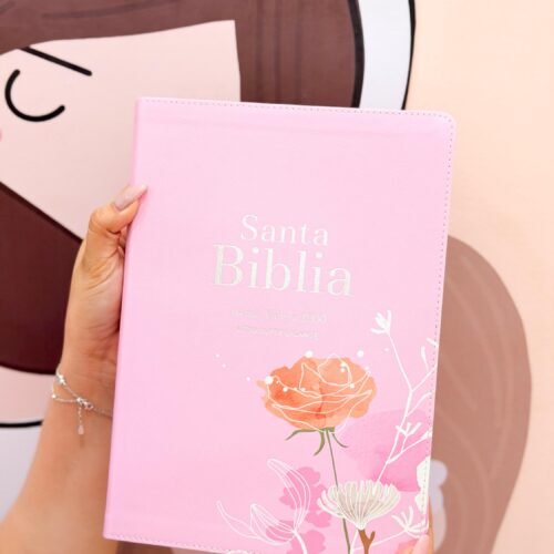 Biblia RVR 1960 - Letra Súper Gigante - Rosa