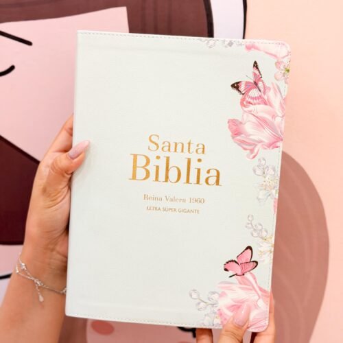 Biblia RVR 1960 - Letra Súper Gigante - Salvia claro