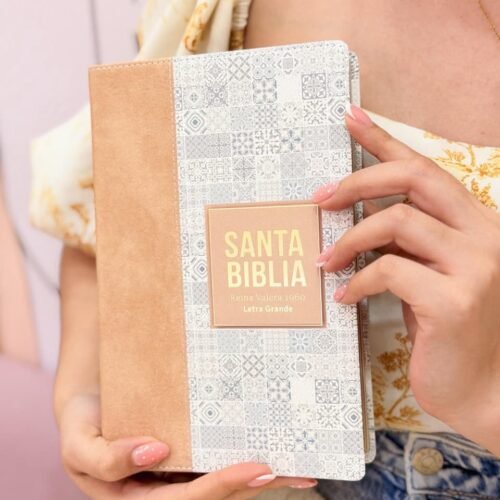 Biblia RVR 1960 Letra Grande - Tamaño manual - Marrón claro