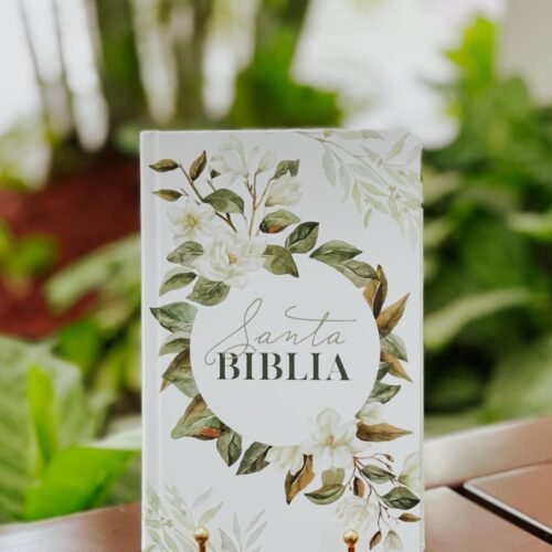 Biblia RVR60 LG Verde Flores TD/ Canto Pintado [Biblia]
tapa dura con flores blancas y cantos pintados