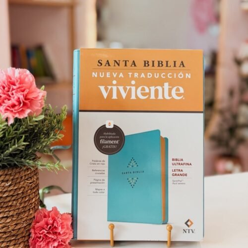 Biblia NTV Azul Letra Grande/ Ultrafina Filament