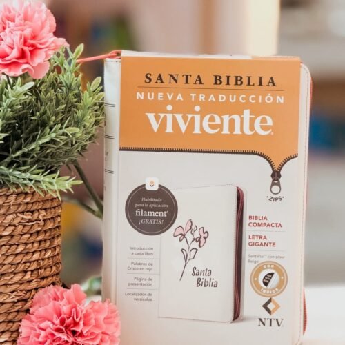 Biblia compacta NTV, letra gigante de zíper