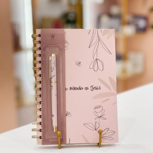 Set Libreta y Bolígrafo | Pon Tu Mirada en Jesús