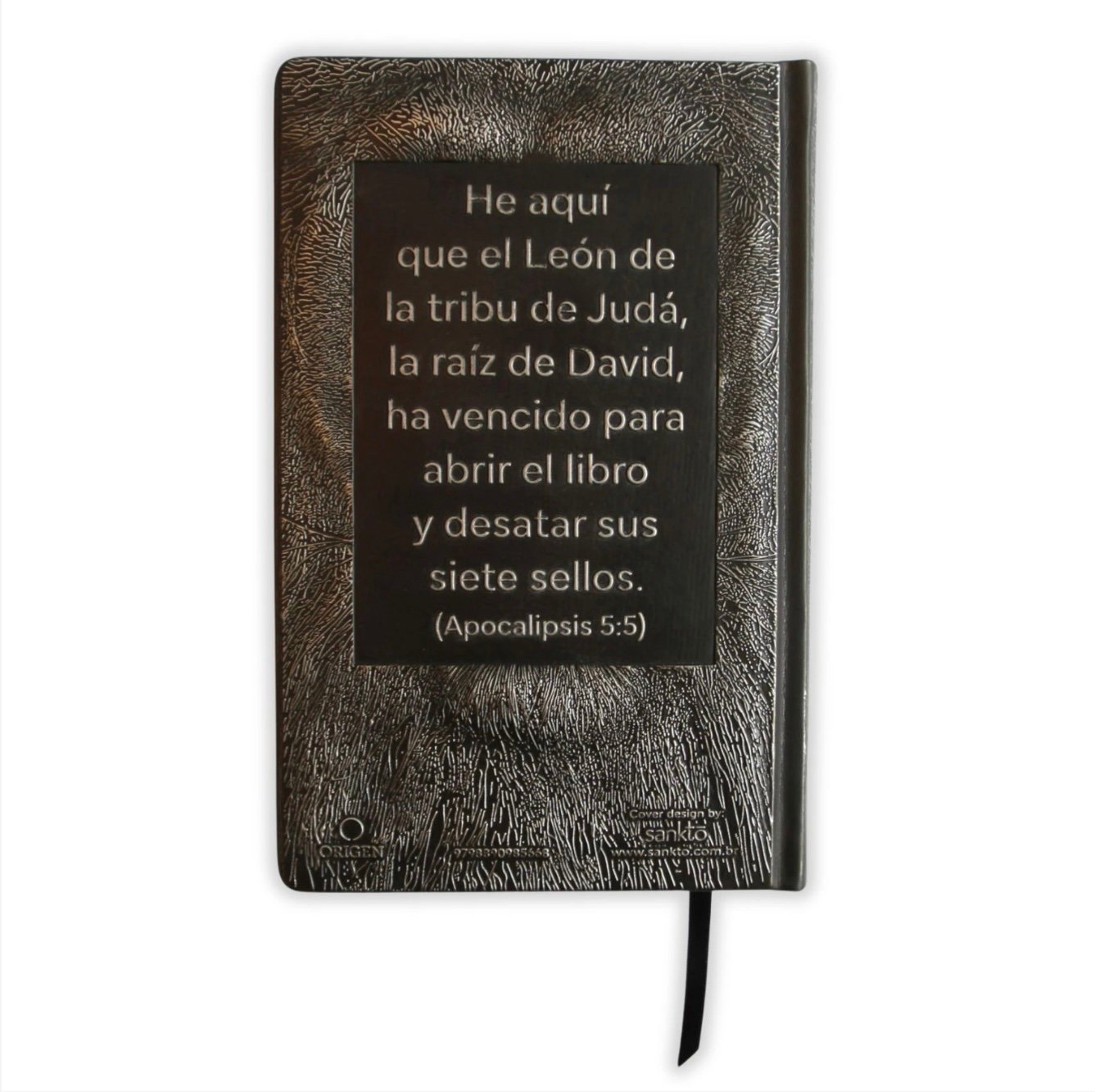 Biblia León de Judá Edición Especial RV1960, tapa dura negro con índice - Image 4