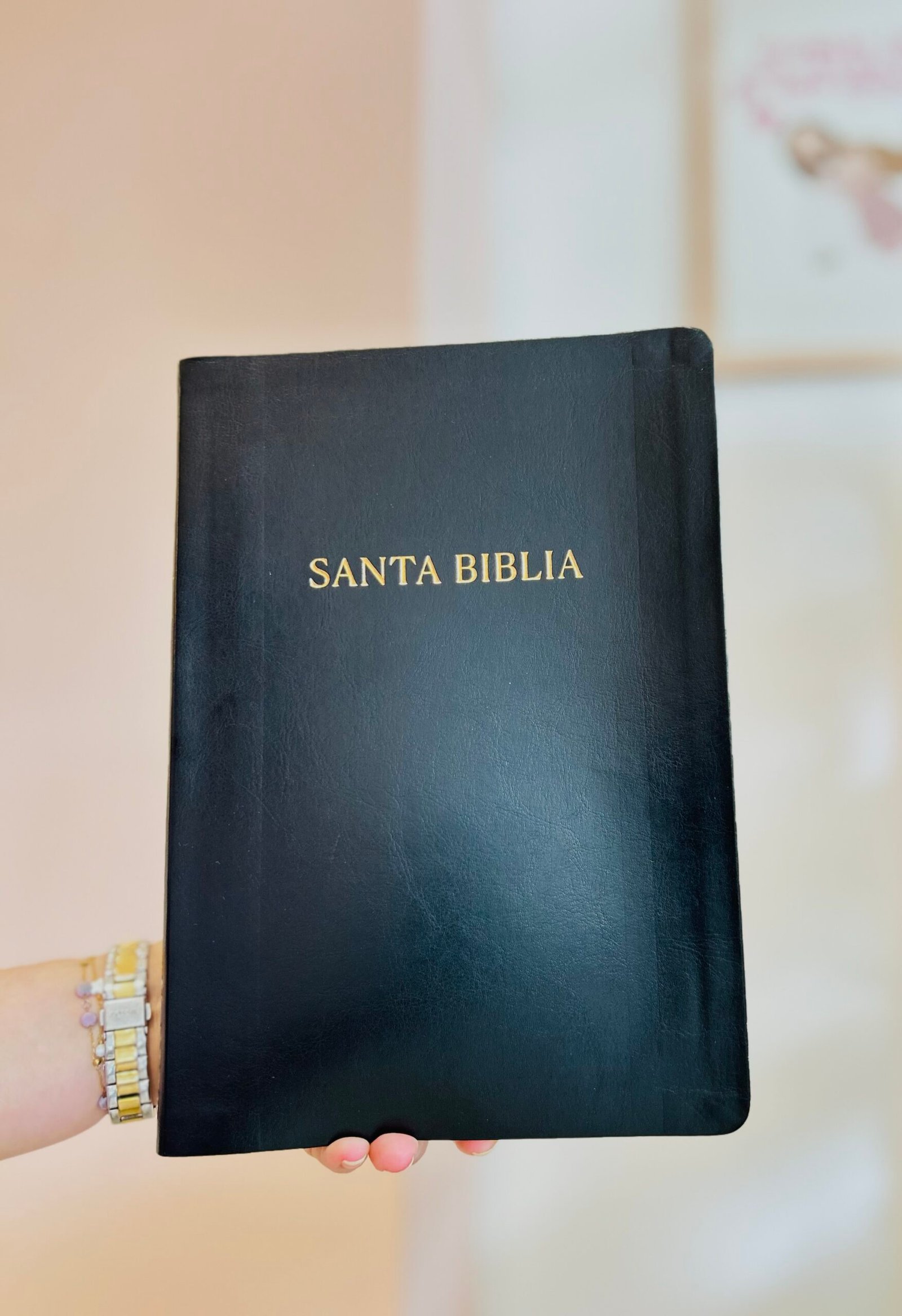 Biblia Reina Valera Revisada 1960 letra súper gigante, símil piel negro - Image 4