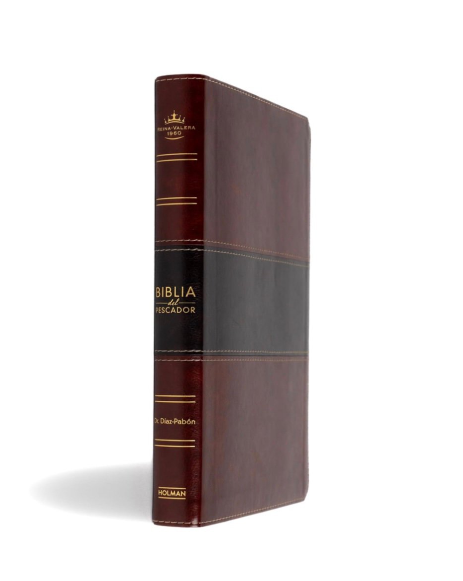 Reina Valera 1960 Biblia del Pescador, letra grande, caoba - Image 6