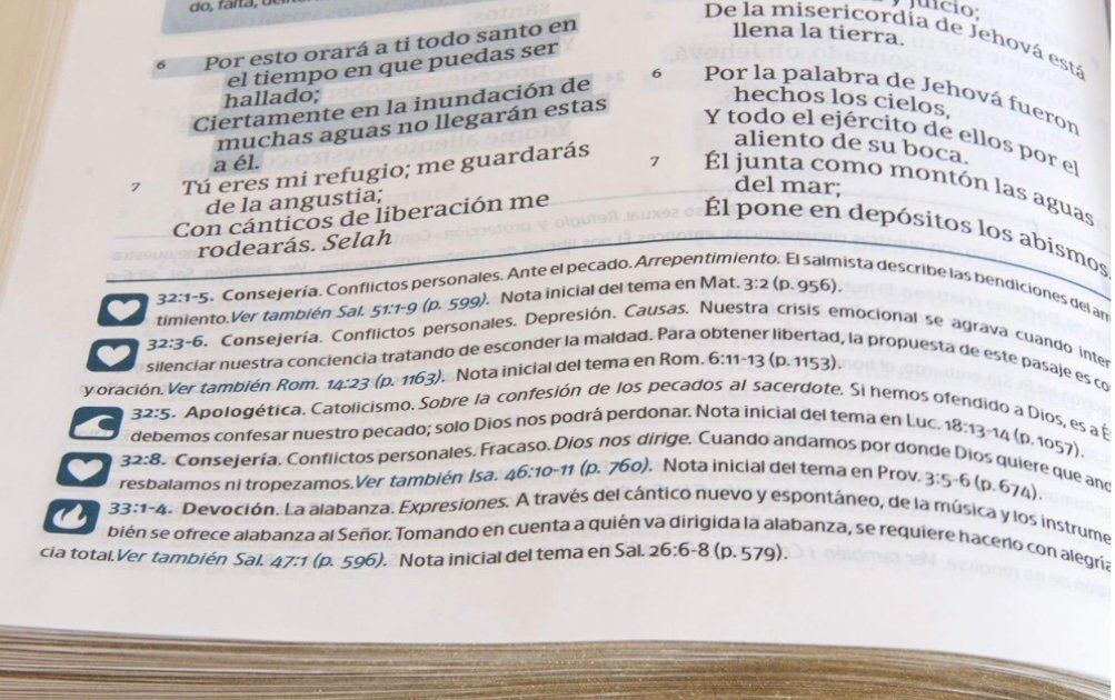 Reina Valera 1960 Biblia del Pescador, letra grande, caoba - Image 9